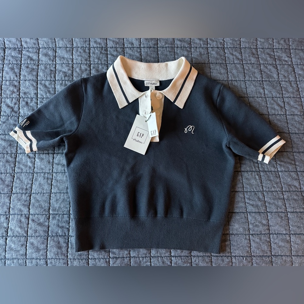 Malbon GAP crop shirt women’s XS